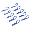 Navy-blue 20° Medium-ring Boby Clips 10PCS