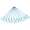 Blue Large-ring Long Body Clips 10PCS