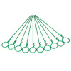 Green Large-ring Long Body Clips 10PCS [59911G]