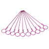 Purple Large-ring Long Body Clips 10PCS