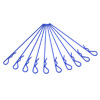 Navy-blue Long Thickened Body Clips 10PCS [59914N]