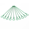 Green Medium-ring Long Body Clips 10PCS [59915G]