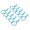 Blue 20&deg; Large-ring Body Clips 10PCS