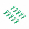 Green Mini Small-ring Body Clips 10PCS