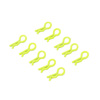 Yellow Mini Small-ring Body Clips 10PCS