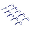 Navy-blue 90° Medium-ring Body Clips 10PCS [59925N]