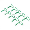 Green 90° Large-ring Body Clips 10PCS [59926G]