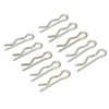 Plated Small-ring Large Body Clips 10PCS