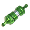 Green Aluminum 1/8 Fuel Filter