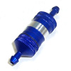 Navy Blue Aluminum 1/8 Fuel Filter