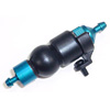 Blue Aluminum 1/8 Fuel Filter w/ Rubber Pump [51759B]