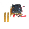 Golden Aluminum Motor Heat Sink w/ adjustable fan (top) [52516A]