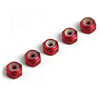 Red Aluminum 2mm Lock Nut [57112R]