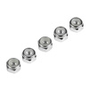 Silver Aluminum 3mm Lock Nut