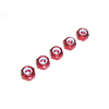 Red Aluminum 4mm Lock Nut