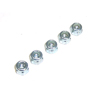 Silver Aluminum 4mm Lock Nut