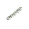 Silver Aluminum 2mm Flanged Lock Nut [57122S]