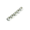 Silver Aluminum 2mm Flanged Lock Nut