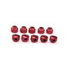 Red Aluminum Knurled Collars 10PCS [57501R]