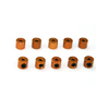 Orange Aluminum Throttle Collars 10PCS