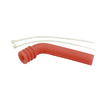 Red 1/10 Silicone exhaust pipe deflector [51813R]