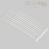 White Nylon Cable Ties (50pcs) - 3*100mm 