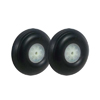 &Oslash;1.5"*14mm Treaded Rubber Wheels 2pcs