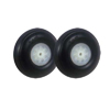 Ø2"*20mm Treaded Rubber Wheels 2pcs [10020]