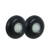 &Oslash;2.5"*24mm Treaded Rubber Wheels 2pcs