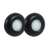 Ø3"*30mm Treaded Rubber Wheels 2pcs [10030]