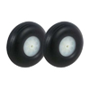 Ø3.25"*30mm Treaded Rubber Wheels 2pcs [10032]