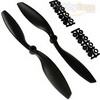 Black Nylon 8045(8.0*4.5) Standard + Reverse Electirc Propellers 1pair [102201K]