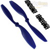 Blue Nylon 8045(8.0*4.5) Standard + Reverse Electirc Propellers 1pair [102201N]