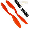 Orange Nylon 8045(8.0*4.5) Standard + Reverse Electirc Propellers 1pair [102201O]