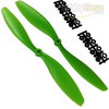 Green Nylon 1045(10*4.5) Standard + Reverse Electirc Propellers 1pair [102205G]