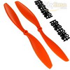 Orange Nylon 1045(10*4.5) Standard + Reverse Electirc Propellers 1pair [102205O]