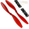 Red Nylon 1045(10*4.5) Standard + Reverse Electirc Propellers 1pair [102205R]