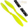 Yellow Nylon 1045(10*4.5) Standard + Reverse Electirc Propellers 1pair