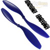 Blue Nylon 1245(12*4.5) Standard + Reverse Electirc Propellers 1pair