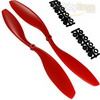 Red Nylon 1245(12*4.5) Standard + Reverse Electirc Propellers 1pair [102206R]