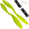 Yellow Nylon 1245(12*4.5) Standard + Reverse Electirc Propellers 1pair [102206Y]