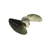 Imitation Gold Plated Aluminum Two-blade Propeller[&Oslash;3mm]-435(D35*P1.4)