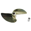 Imitation Gold Plated Aluminum Two-blade Propeller[Ø5mm]-478(D78*P1.4) [664782AG]