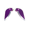 Purple Aluminum Adjustable Turn Fin for Boats(2PCS)-37*85mm