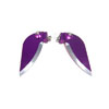 Purple Aluminum Adjustable Turn Fin for Boats(2PCS)-31*68mm [62184P]