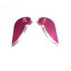 Red Aluminum Adjustable Turn Fin for Boats(2PCS)-24*54mm [62187R]