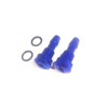 Blue Aluminum Water Outlet-Small(2pcs)