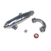Aluminum Tuned Pipe for 1/8 Vehicle w/ Manifold 1set(.21-.28 Nitro Engine) [51924]