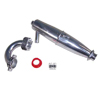 Aluminum Tuned Pipe for 1/8 Vehicle w/ Manifold 1set(.21-.28 Nitro Engine) [51926]