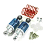 Silver Aluminum Shock Absorbers 2PCS(50mm)